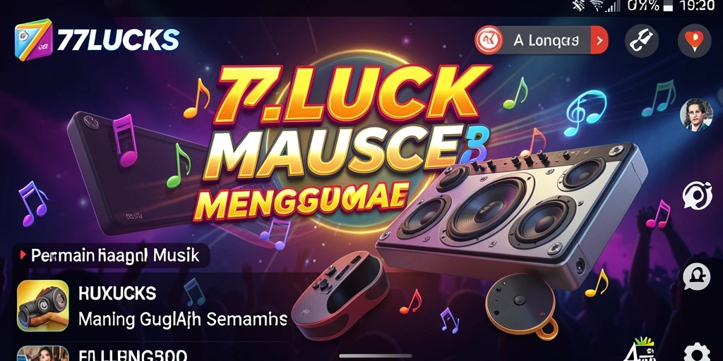 Gambar gameplay 77LUCKS menampilkan momen seru saat bermain musik.