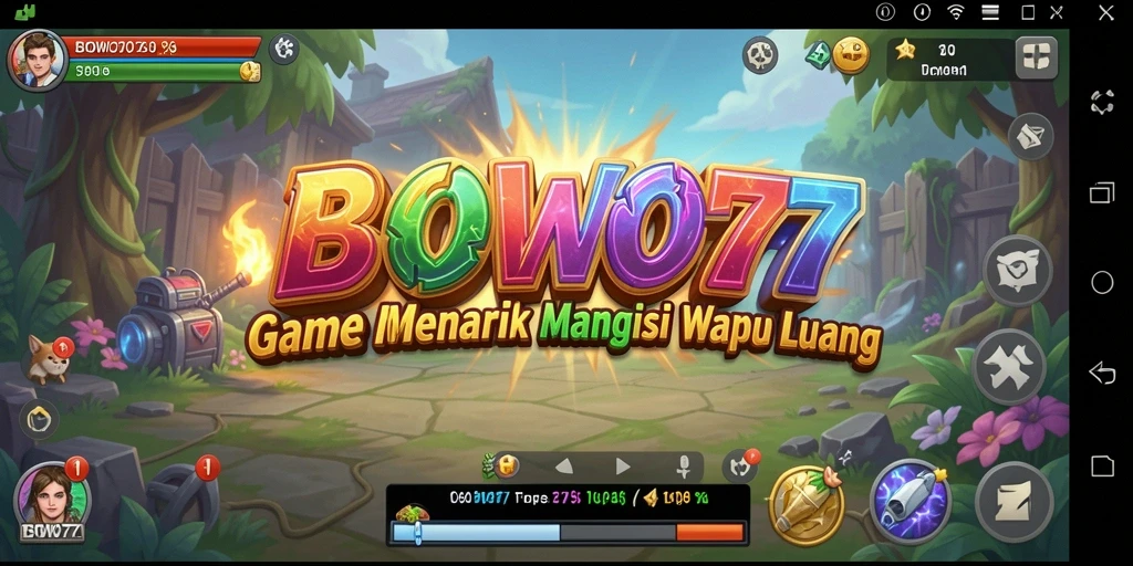 Tampilan gameplay BOWO77 yang mengasyikkan dan penuh warna.