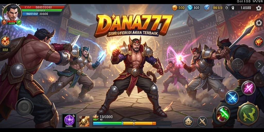 Tampilan aksi pertarungan yang mendebarkan di DANA777.