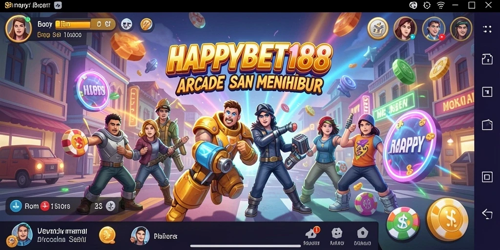 Tampilan gameplay seru dari HAPPYBET188 yang menarik.