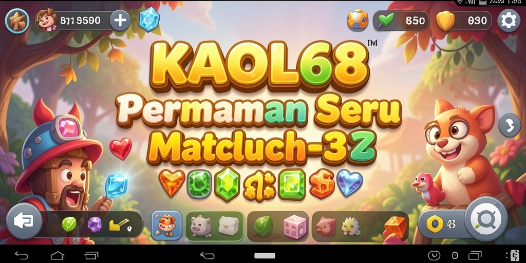 Tampilan gameplay KAOL68 yang penuh warna dan menarik.