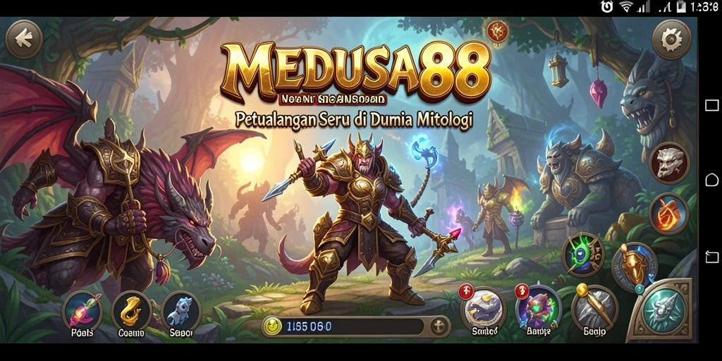 Tampilan menarik dari gameplay MEDUSA88 penuh petualangan.