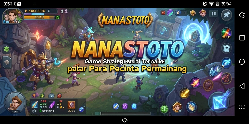 Tampilan gameplay seru NANASTOTO dengan strategi mendalam.