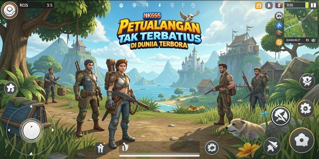 Gameplay NK666 menampilkan dunia terbuka yang luas dan mengesankan.