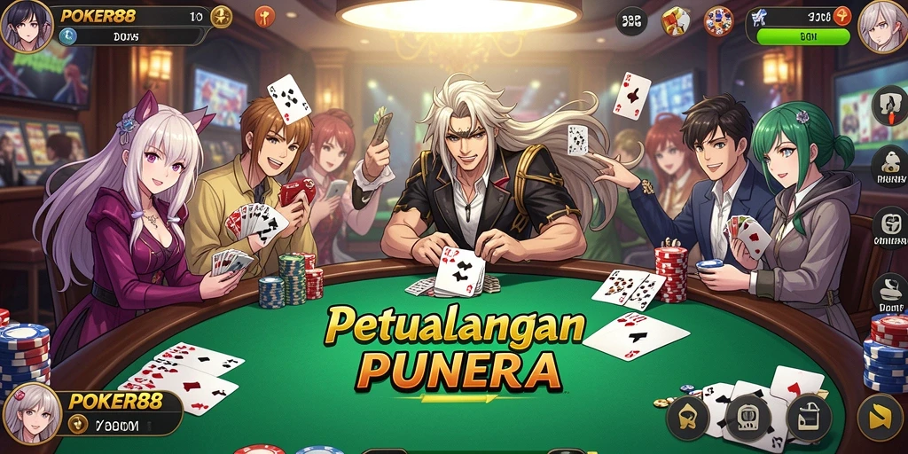 Tampilan gameplay POKER88 yang mengasyikkan dan penuh warna.