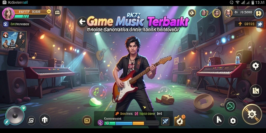 Tampilan gameplay yang seru dan interaktif dalam RK77.