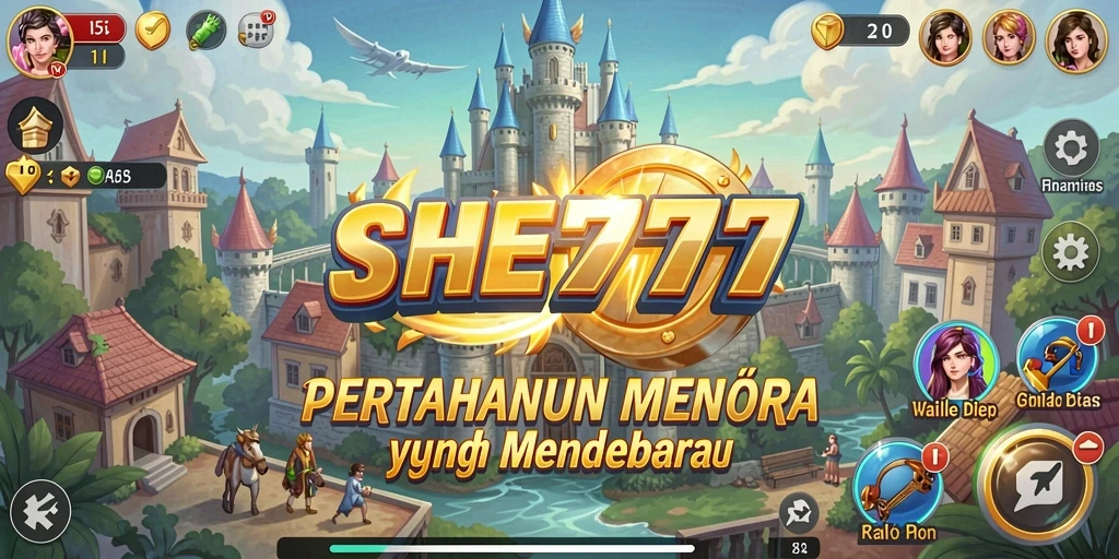 Tampilan gameplay menyalurkan strategi Tower Defense yang seru.