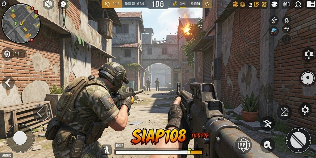 Gameplay intens dalam SIAP108 menampilkan aksi seru dan strategi hebat.