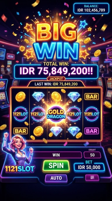 Tangkapan layar fitur unggulan di aplikasi 1121slot.